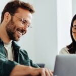 Two entrepreneurs considering convertible loan notes.