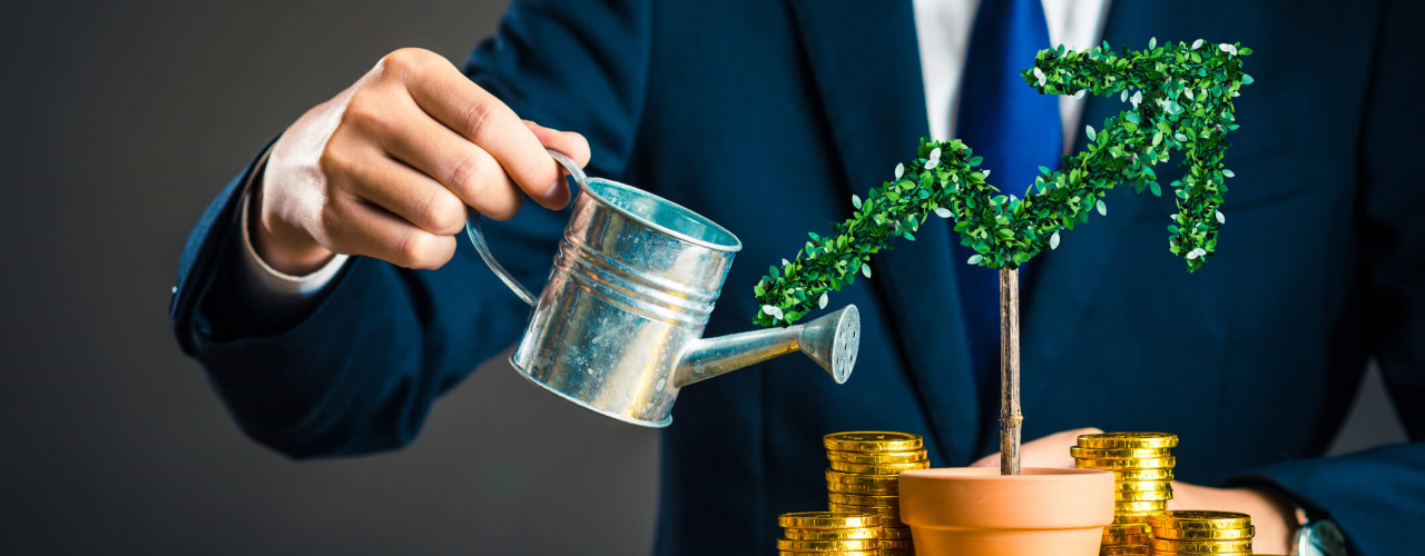 A businessman using ESG to gain innovation funding