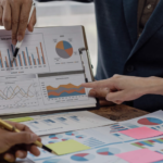 Business people viewing their growth after using R&D tax credit loans